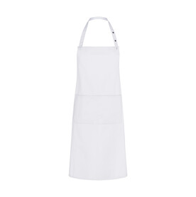 Karlowsky Bib Apron Teneriffa, White, One Size bedrucken, Art.-Nr. 922670000