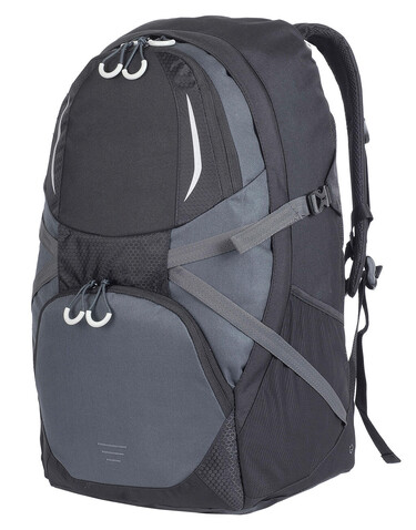 Shugon Solomon Daily Explorer Rucksack, Black/Dark Grey, One Size bedrucken, Art.-Nr. 923381530