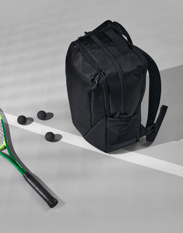 Quadra Multi-Sport Backpack, Black, One Size bedrucken, Art.-Nr. 925301010