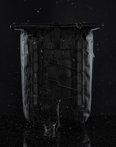 Quadra Waterproof Bike Roll-Top, Black, One Size bedrucken, Art.-Nr. 928301010