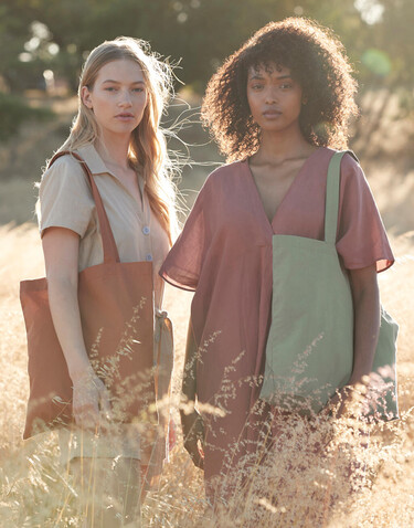 Westford Mill Organic Cotton InCo. Bag for Life, French Navy, One Size bedrucken, Art.-Nr. 930282010