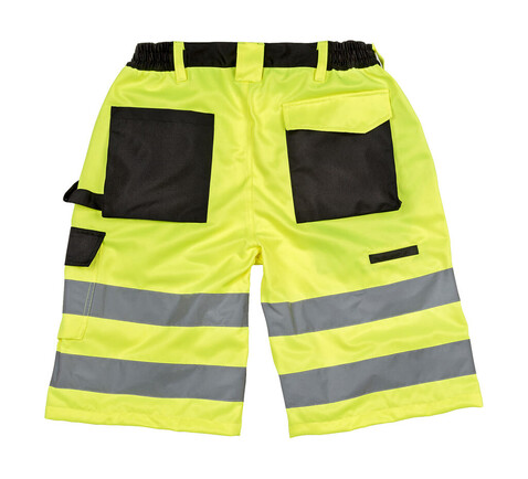 Result Safety Cargo Shorts, Fluorescent Yellow, 2XL bedrucken, Art.-Nr. 931336057