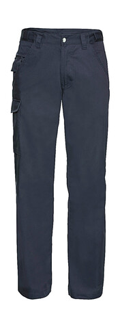Russell Europe Twill Workwear Trousers length 34, French Navy, 40&quot; (101cm) bedrucken, Art.-Nr. 934002017