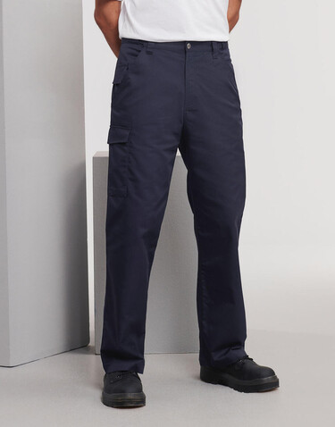 Russell Europe Twill Workwear Trousers length 34, French Navy, 42" (106cm) bedrucken, Art.-Nr. 934002018
