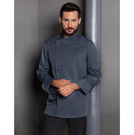 Karlowsky Chef Jacket Lars Long Sleeve, White, 46 (S) bedrucken, Art.-Nr. 934670001