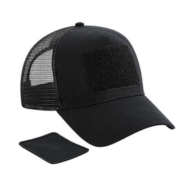 Beechfield Patch Snapback Trucker, Black, One Size bedrucken, Art.-Nr. 934691010