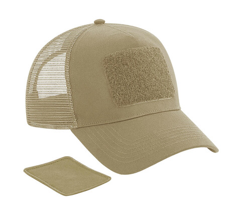 Beechfield Patch Snapback Trucker, Desert Sand, One Size bedrucken, Art.-Nr. 934697420