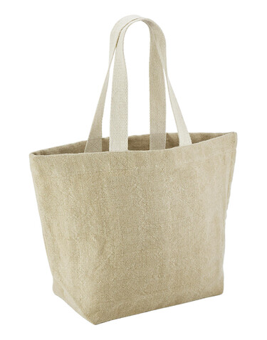 Westford Mill Soft Washed Jute Beach Bag, Natural, One Size bedrucken, Art.-Nr. 936280080