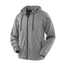 Result Men`s Hooded Tee-Jacket, Marl Grey, S bedrucken, Art.-Nr. 936331183 Result Men`s Hooded Tee-Jacket, Marl Grey, S bedrucken, Art.-Nr. 936331183