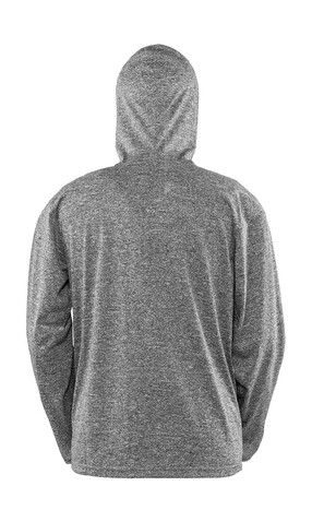 Result Men`s Hooded Tee-Jacket, Marl Grey, XL bedrucken, Art.-Nr. 936331186