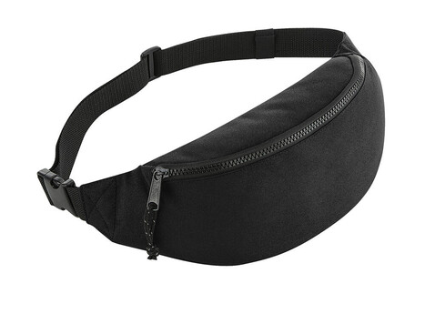 Bag Base Recycled Waistpack, Black, One Size bedrucken, Art.-Nr. 939291010