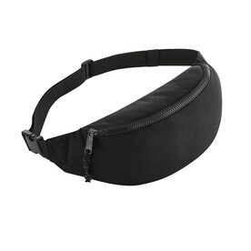 Bag Base Recycled Waistpack, Black, One Size bedrucken, Art.-Nr. 939291010