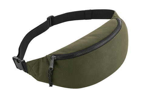 Bag Base Recycled Waistpack, Military Green, One Size bedrucken, Art.-Nr. 939295060