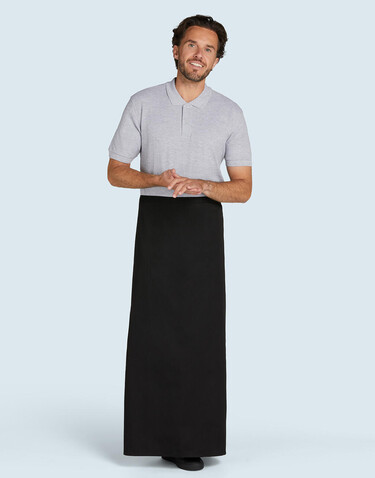 SG ACCESSORIES - BISTRO LONDON Long Bistro Apron, White, One Size bedrucken, Art.-Nr. 940590000