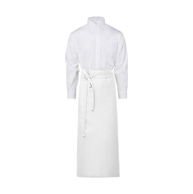 SG ACCESSORIES - BISTRO LONDON Long Bistro Apron, White, One Size bedrucken, Art.-Nr. 940590000