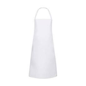 Karlowsky Bib Apron Basic, White, One Size bedrucken, Art.-Nr. 944670000