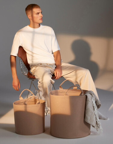 Bag Base Felt Trug, Charcoal Melange, S bedrucken, Art.-Nr. 947291053 Bag Base Felt Trug, Charcoal Melange, S bedrucken, Art.-Nr. 947291053