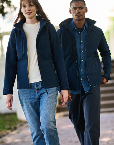 Regatta Venturer 3-Layer Hooded Softshell Jacket, Black, S bedrucken, Art.-Nr. 948171013