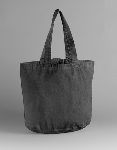 Westford Mill Garment Dyed Shopper, Vintage Black, One Size bedrucken, Art.-Nr. 949281020