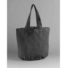 Westford Mill Garment Dyed Shopper, Vintage Black, One Size bedrucken, Art.-Nr. 949281020