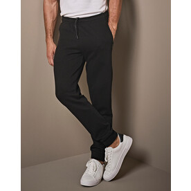 Tee Jays Ribbed Interlock Pants, Black, S bedrucken, Art.-Nr. 951541013