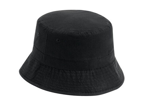 Beechfield Recycled Polyester Bucket Hat, Black, S/M bedrucken, Art.-Nr. 951691011