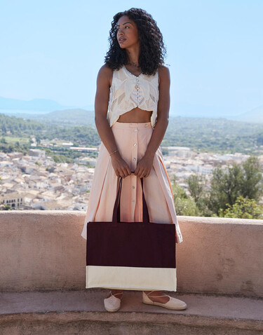 Westford Mill EarthAware® Organic Contrast Shopper, Black/Natural, One Size bedrucken, Art.-Nr. 952281530 Westford Mill EarthAware® Organic Contrast Shopper, Black/Natural, One Size bedrucken, Art.-Nr. 952281530