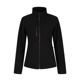 Regatta Women`s Honestly Made Recycled Full Zip Fleece, Black, 10 (36) bedrucken, Art.-Nr. 955171013