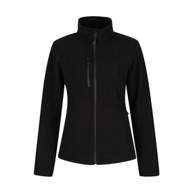 Regatta Women`s Honestly Made Recycled Full Zip Fleece, Black, 10 (36) bedrucken, Art.-Nr. 955171013
