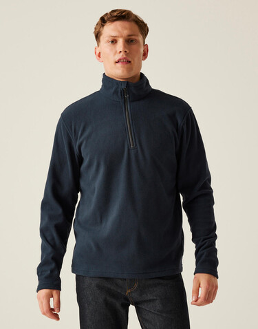 Regatta Honestly Made Recycled Half Zip Fleece, Black, S bedrucken, Art.-Nr. 956171013