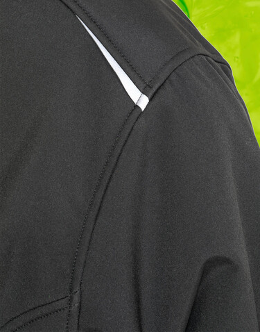 Result Recycled 3-Layer Printable Softshell Jacket, Black, 4XL bedrucken, Art.-Nr. 956331019