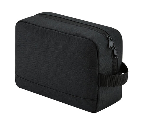 Bag Base Recycled Essentials Wash Bag, Black, One Size bedrucken, Art.-Nr. 961291010 Bag Base Recycled Essentials Wash Bag, Black, One Size bedrucken, Art.-Nr. 961291010
