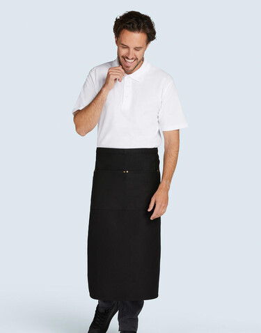 SG ACCESSORIES - BISTRO PROVENCE - Bistro Apron with Pocket, Natural, One Size bedrucken, Art.-Nr. 964590080