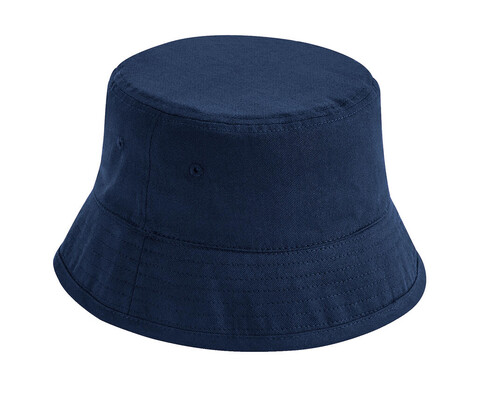 Beechfield Organic Cotton Bucket Hat, Black, S/M (58cm) bedrucken, Art.-Nr. 964691011