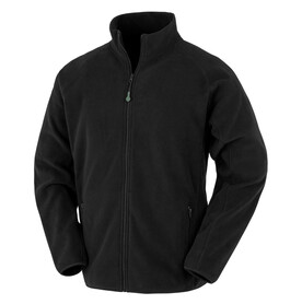 Result Recycled Fleece Polarthermic Jacket, Black, XS bedrucken, Art.-Nr. 966331012