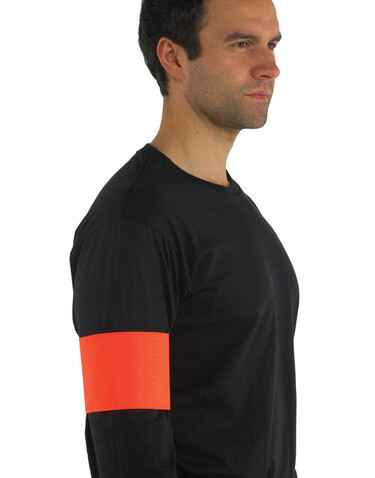 Yoko Fluo Print Me Armband, Fluo Orange, S/M bedrucken, Art.-Nr. 968774053