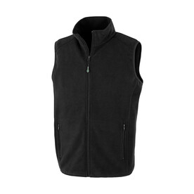 Result Recycled Fleece Polarthermic Bodywarmer, Black, XS bedrucken, Art.-Nr. 969331012