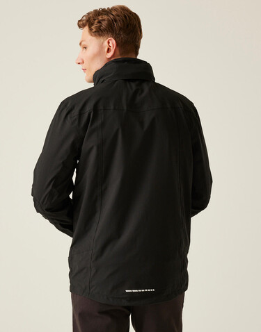 Regatta X-Pro Exosphere II Shell Jacket, Black/Magma, S bedrucken, Art.-Nr. 970171813