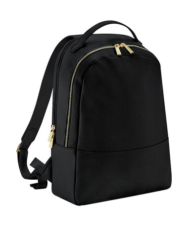 Bag Base Boutique Backpack, Black, One Size bedrucken, Art.-Nr. 970291010
