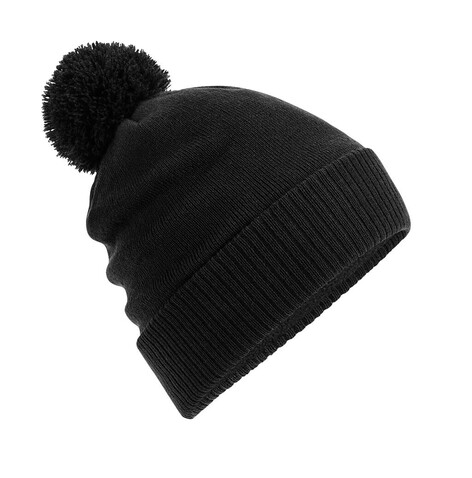 Beechfield Water Repellent Thermal Snowstar® Beanie, Black, One Size bedrucken, Art.-Nr. 971691010
