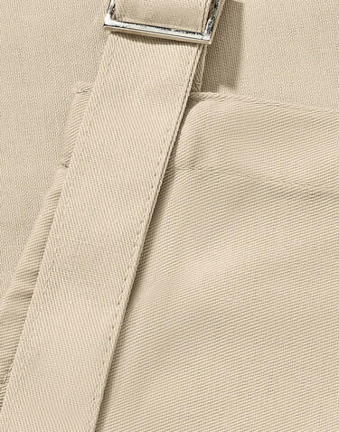 SG ACCESSORIES - BISTRO AMSTERDAM - Recycled Bib Apron with Pocket, White, One Size bedrucken, Art.-Nr. 972590000