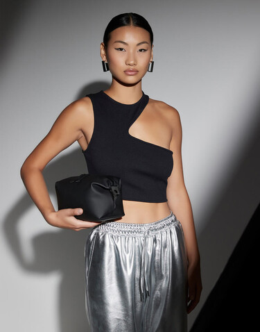 Bag Base Matte PU Accessory Pouch, Black, One Size bedrucken, Art.-Nr. 975291010