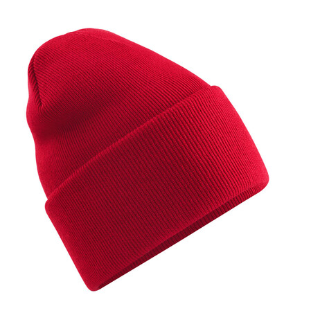 Beechfield Original Deep Cuffed Beanie, Classic Red, One Size bedrucken, Art.-Nr. 976694010