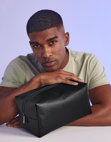 Bag Base Boutique Toiletry/Accessory Case, Black, M bedrucken, Art.-Nr. 981291013