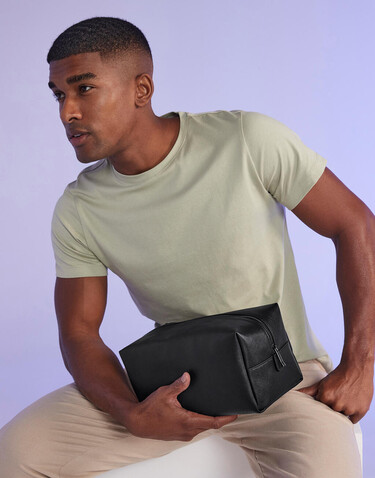 Bag Base Boutique Toiletry/Accessory Case, Black, M bedrucken, Art.-Nr. 981291013