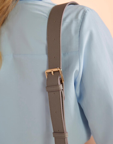 Bag Base Boutique Soft Cross Body Bag, Black, One Size bedrucken, Art.-Nr. 982291010