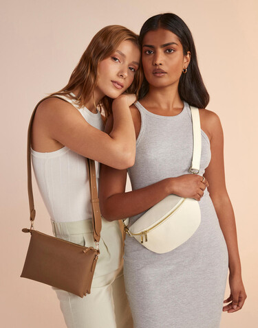 Bag Base Boutique Soft Cross Body Bag, Black, One Size bedrucken, Art.-Nr. 982291010