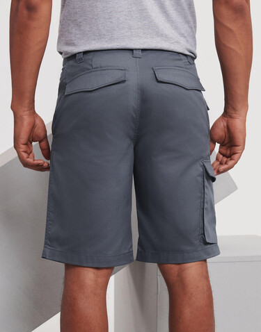 Russell Europe Twill Workwear Shorts, French Navy, 32" (81cm) bedrucken, Art.-Nr. 991002013