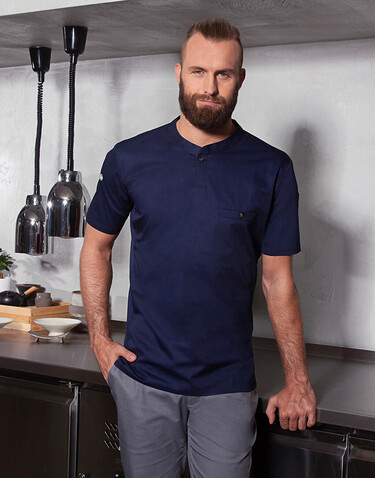 Karlowsky Workshirt Performance Short Sleeve, Anthracite, XS bedrucken, Art.-Nr. 995671402