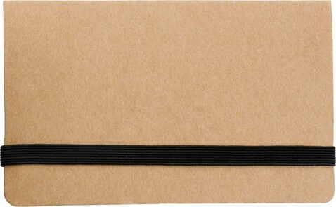 Haftnotizen-Set Bjorn | Karton – brown/black bedrucken, Art.-Nr. 092999999_5348
